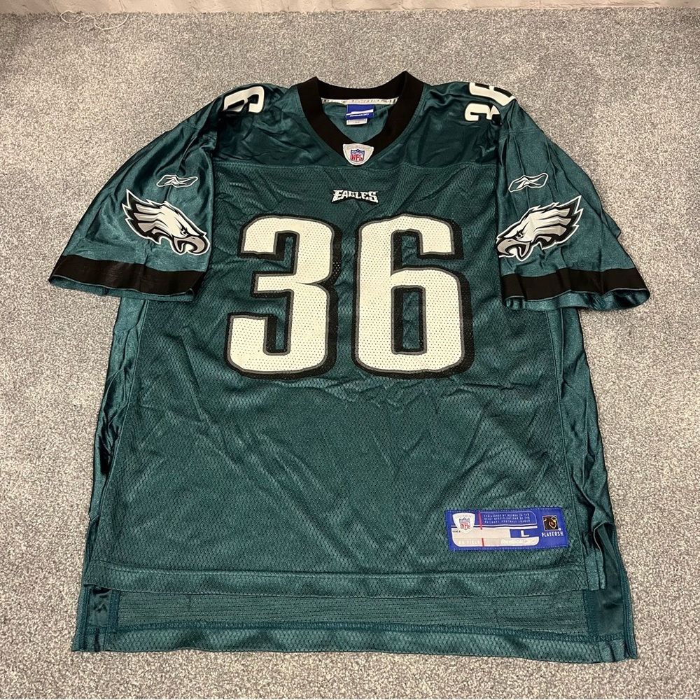 Vintage Philadelphia Eagles Brian Westbrook Reebok NFL Football Jersey Size L